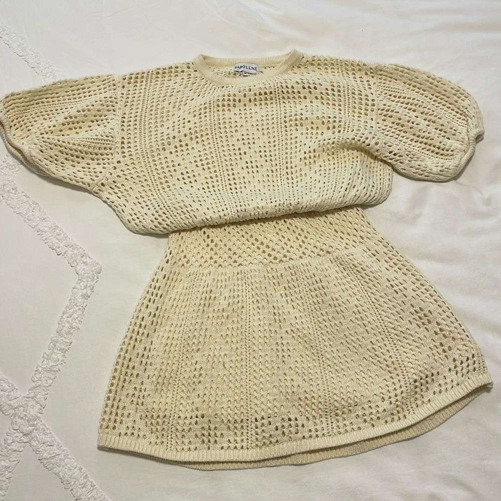 Sabo Luxe Crochet Dress